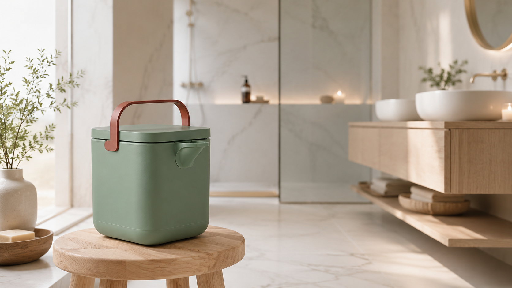 WaterBox dans une salle de bain